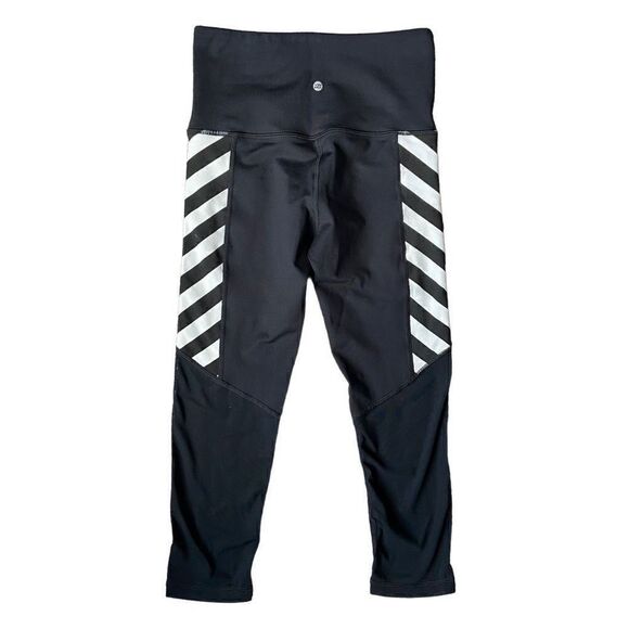 Vimmia Pants - REVOLVE x VIMMIA Black High Waist Bumble Panel Crop Legging Small Mesh Active